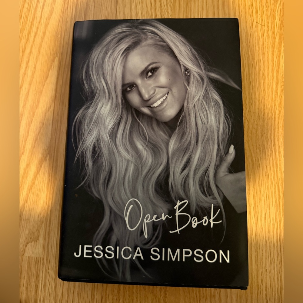 Jessica Simpson Book with Black and White Design